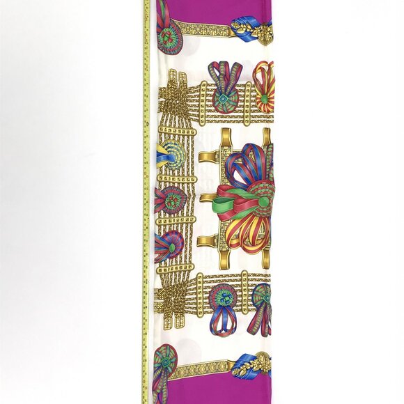 Hermes Les Rubans de Cheval Ribbons Silk Scarf - Picture 7 of 7
